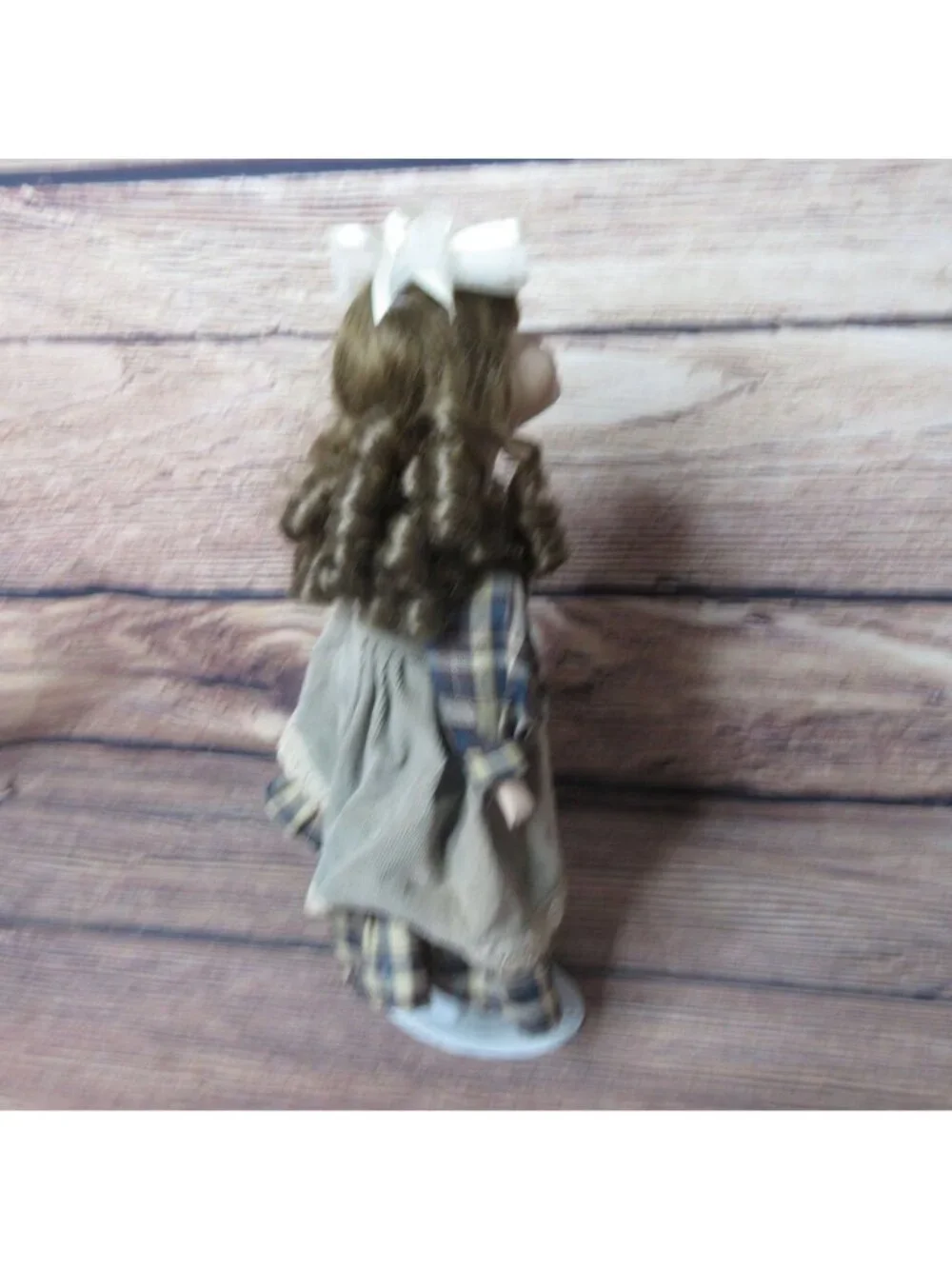 Pair Unique Victorian Kissing Porcelain Dolls Boy & Girl 14